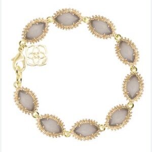 Kendra Scott Jana Bracelet Gray & Gold